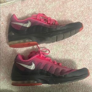 Nike Women's Pink and Black Running Shoes